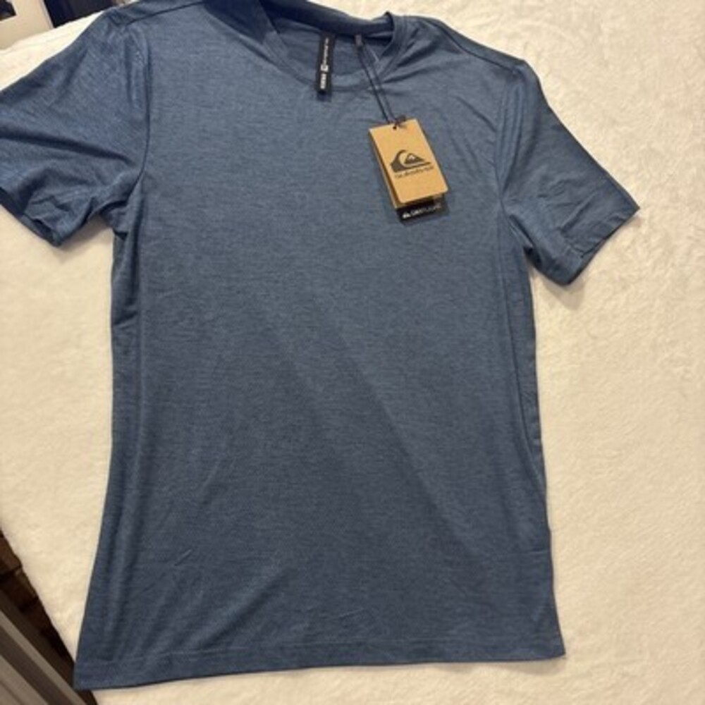 Quicksilver DRYFIT , T-shirt , Small, Pool Blue